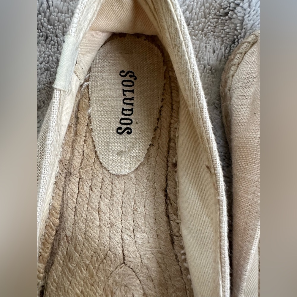 Soludos platform canvas espadrilles size 9.5 - Picture 10 of 11